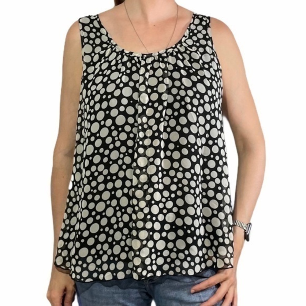 CHRIS AND CAROL Bubble pattern Blouse Medium